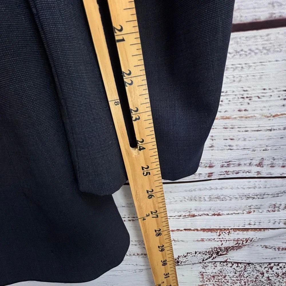 Blazer Jos. A. Bank 44R Charcoal Gray 100% Wool Two Button Single Vent Jacket